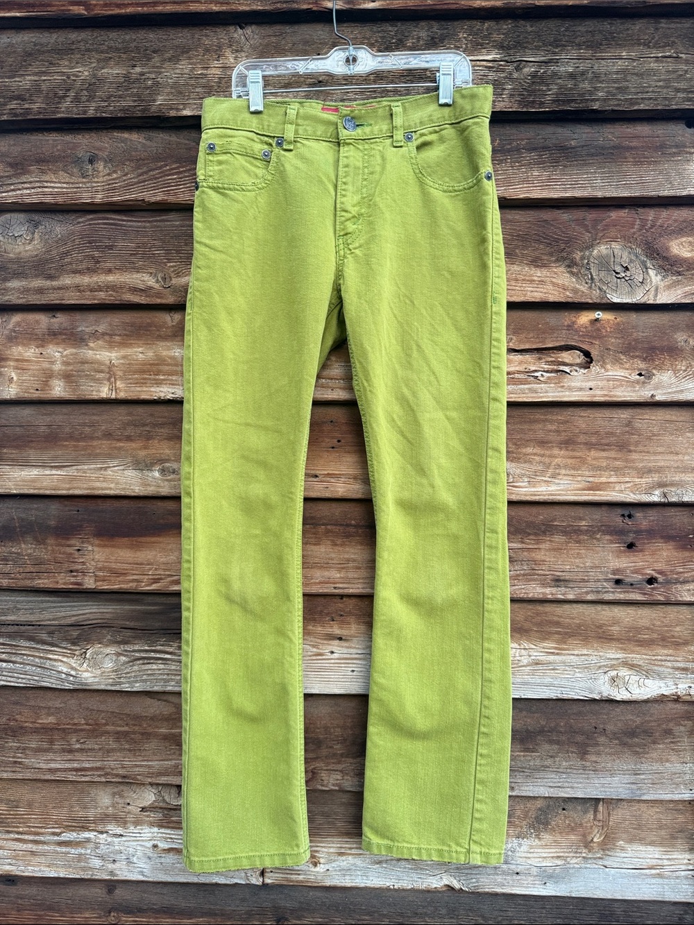 Women’s Skinny Pants in Lime Green